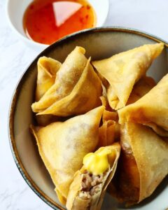 Samoussa viande hachée & cheddar
