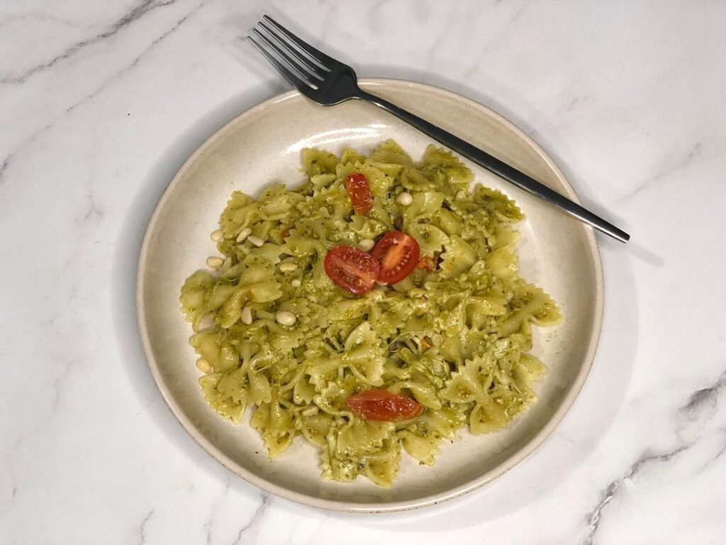 Farfalle al pesto