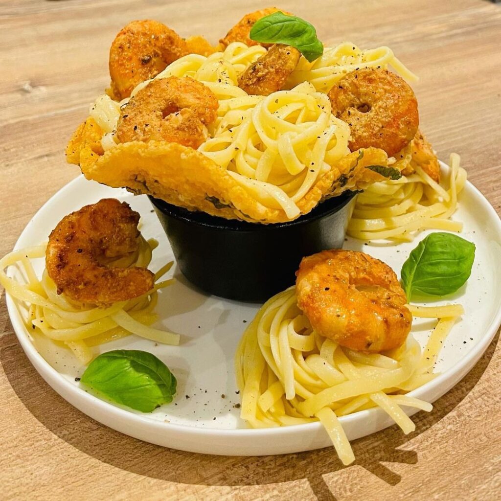 Bateaux avec langoustines