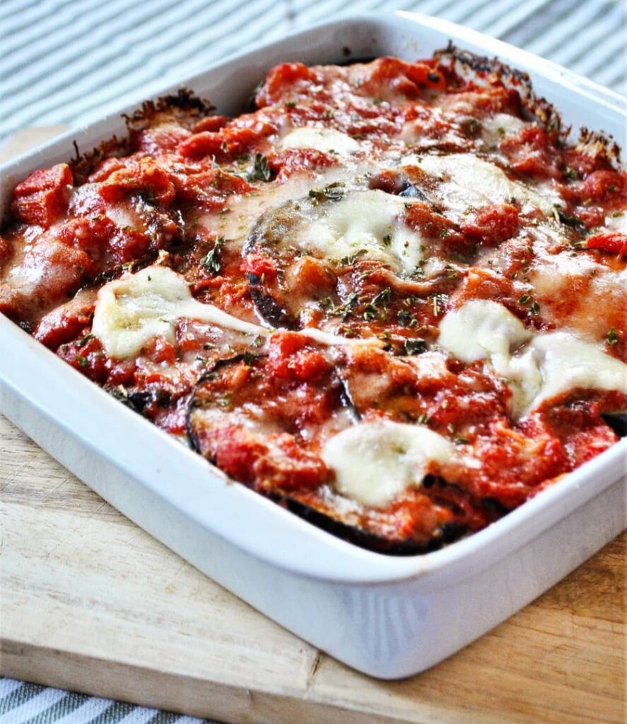 Aubergines à la parmigiana