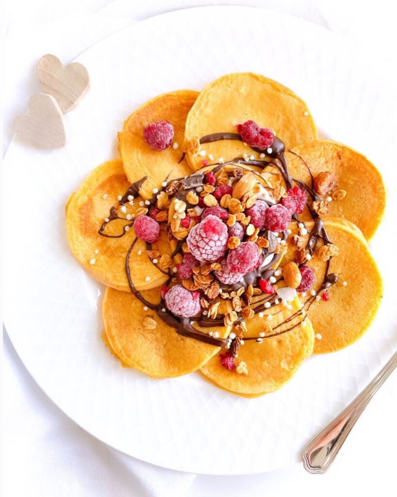 Pancakes maison à la patate douce