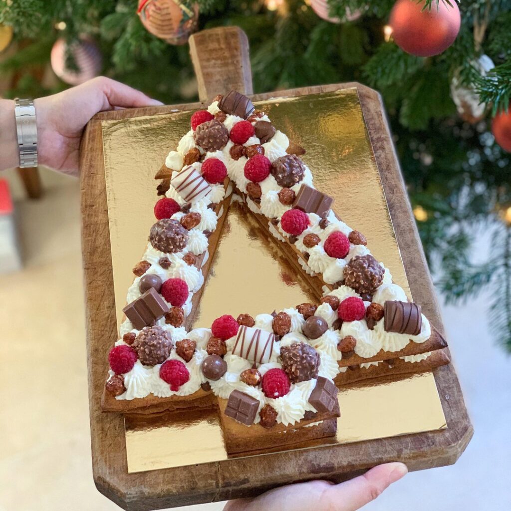 Sapin de noël façon number cake