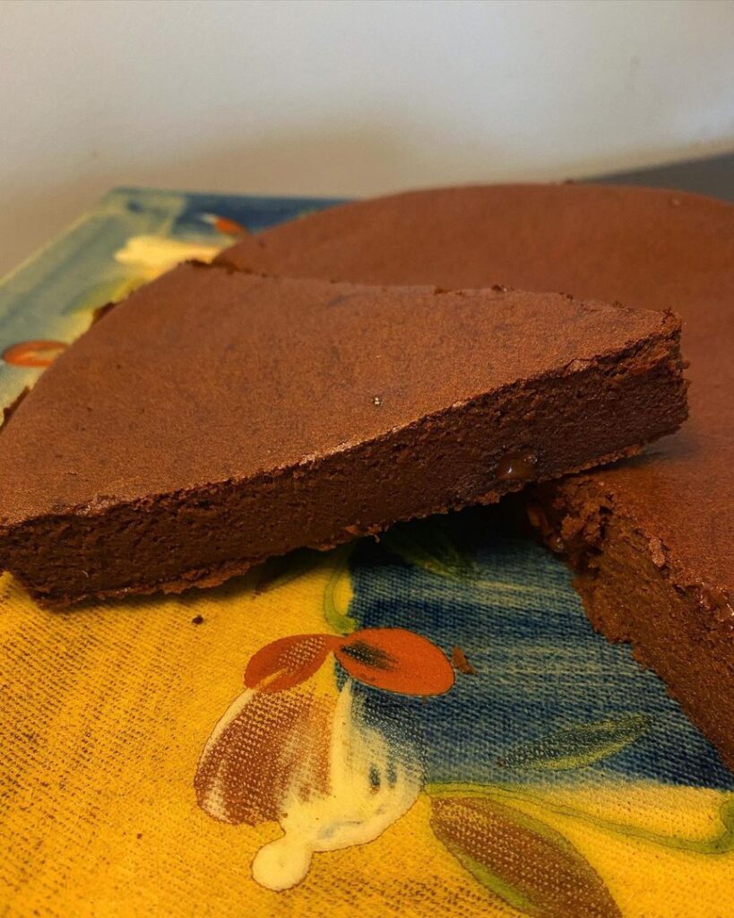 Moelleux au chocolat sans sucre et sans beurre