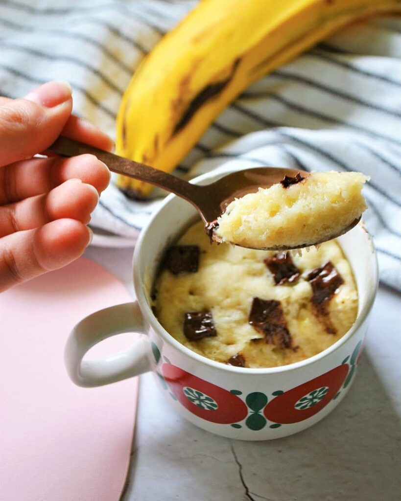 Banana bread express au micro-ondes (sans œuf)