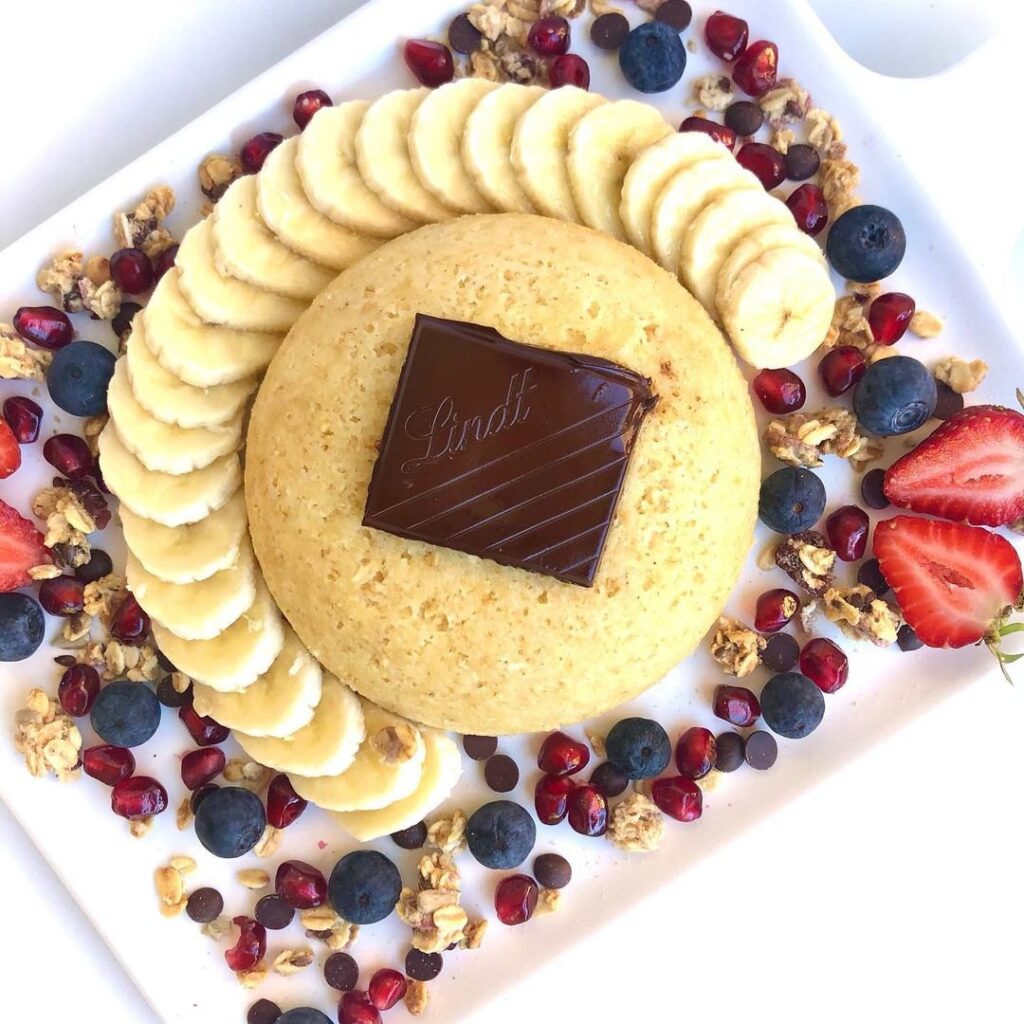 Bowlcake compote de pomme et miel