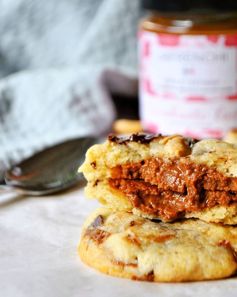 Cookies fourrés choco cacahuètes