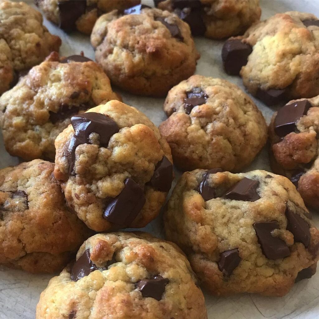Cookies aux pépites de chocolat et fleur de sel