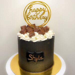Black layer cake