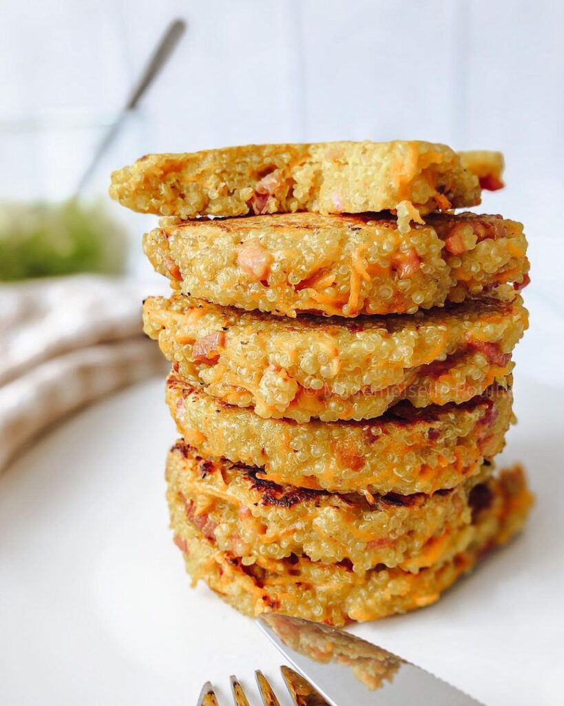 Galettes quinoa-carottes
