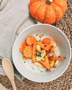 Légumes d&rsquo;hiver rôtis au miel