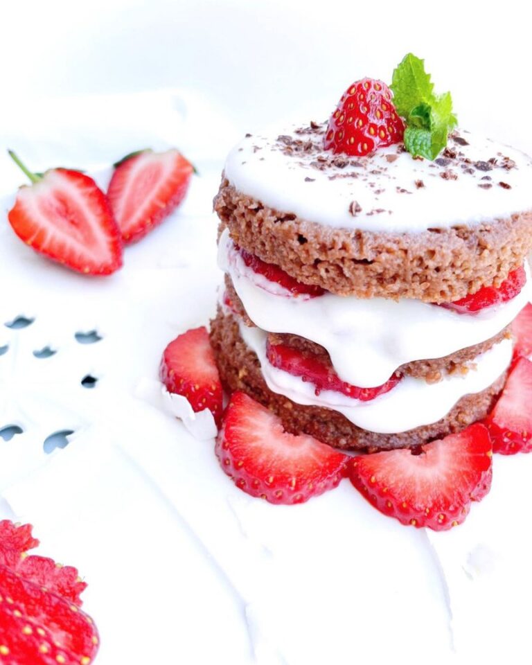 Bowlcake façon fraisier Bowlcake façon fraisier