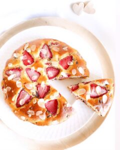 Cake fraise choco