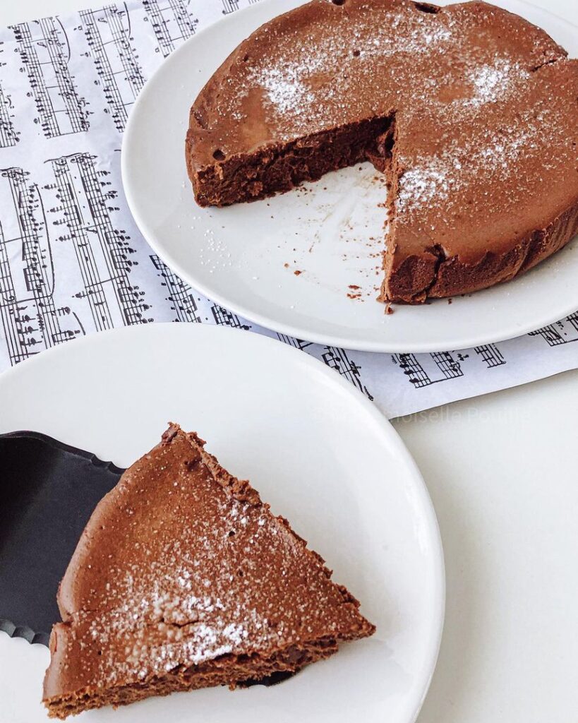 Fondant au chocolat et mascarpone