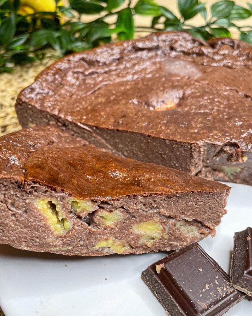 Flan choco-banane