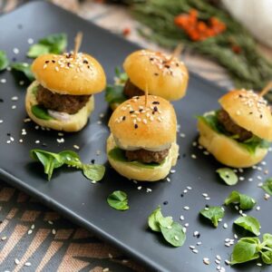 Mini-burgers au fromage