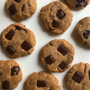 Cookies au beurre de cacahuète et pépites de chocolat