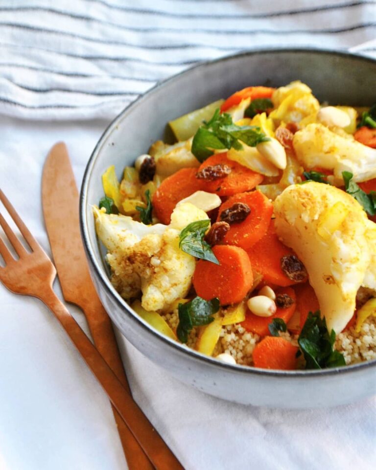 Couscous végé aux légumes grillés et aux épices