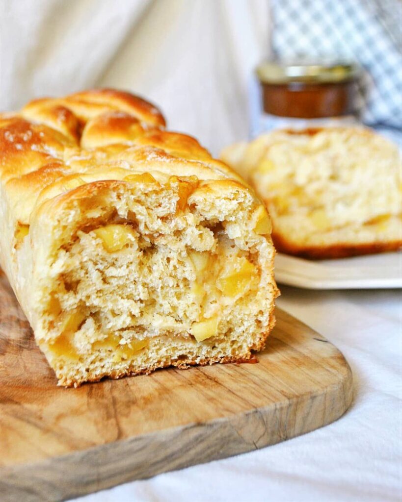 Babka pomme cannelle caramel