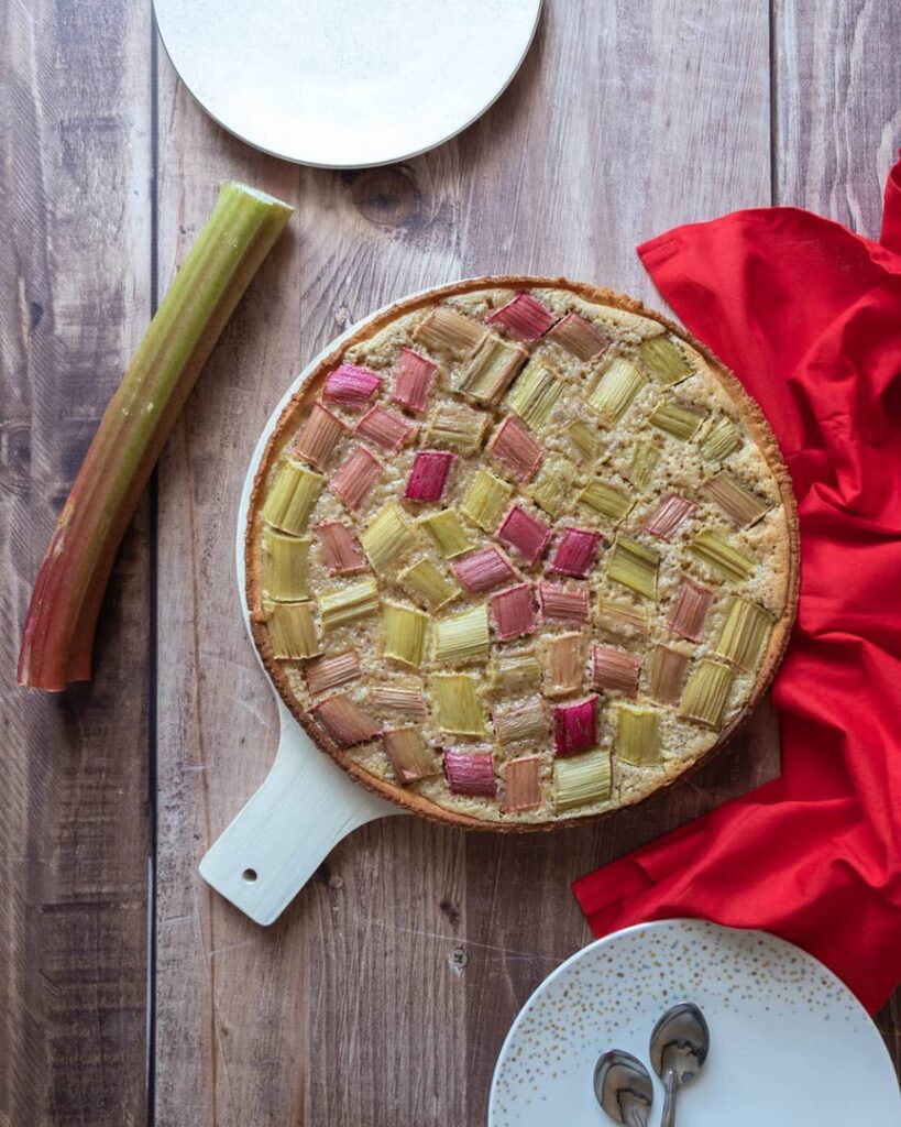 Tarte à la rhubarbe
