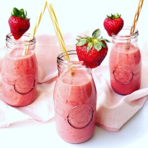 Smoothie fraise coco