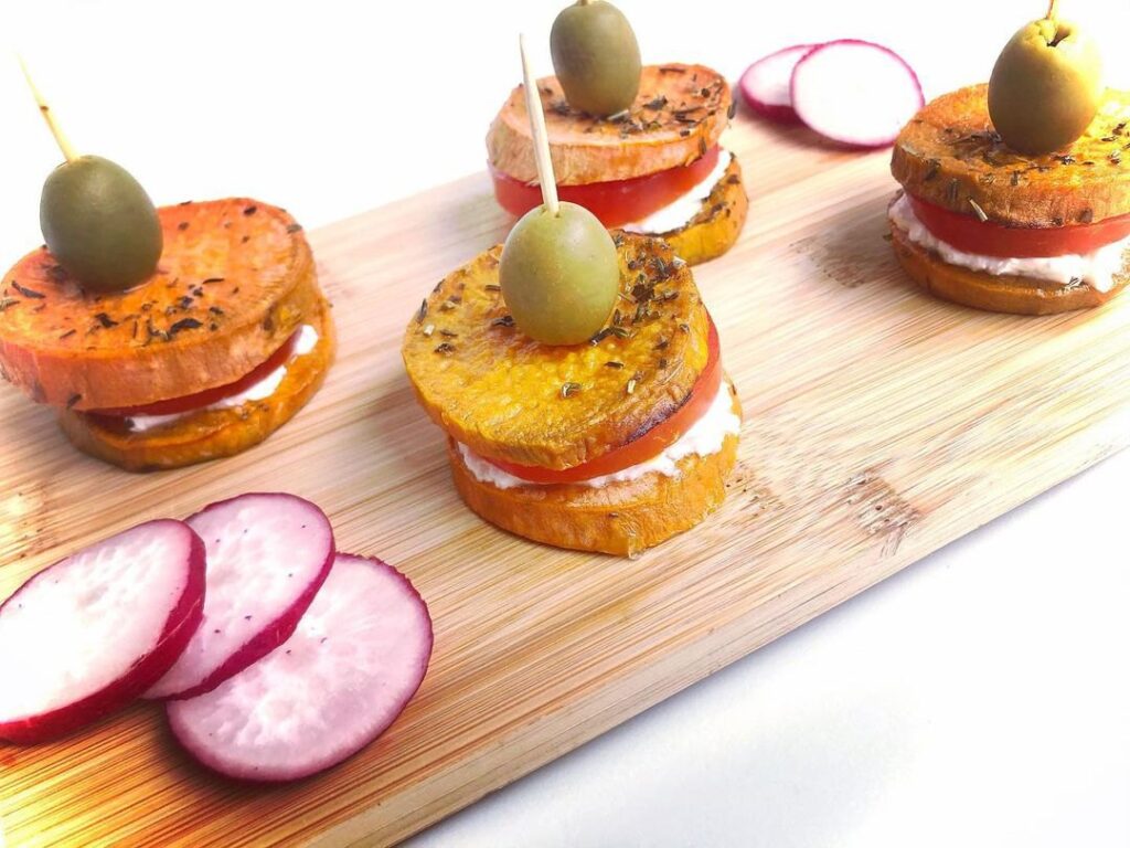Mini burger patate douce