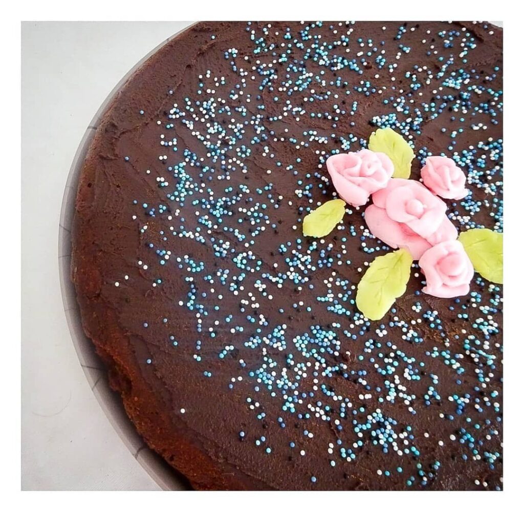 Brownie nappé de chocolat