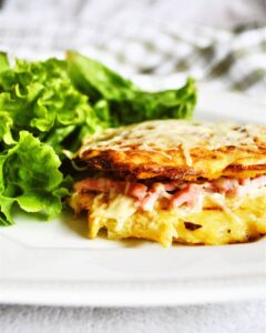 Croque-monsieur aux röstis