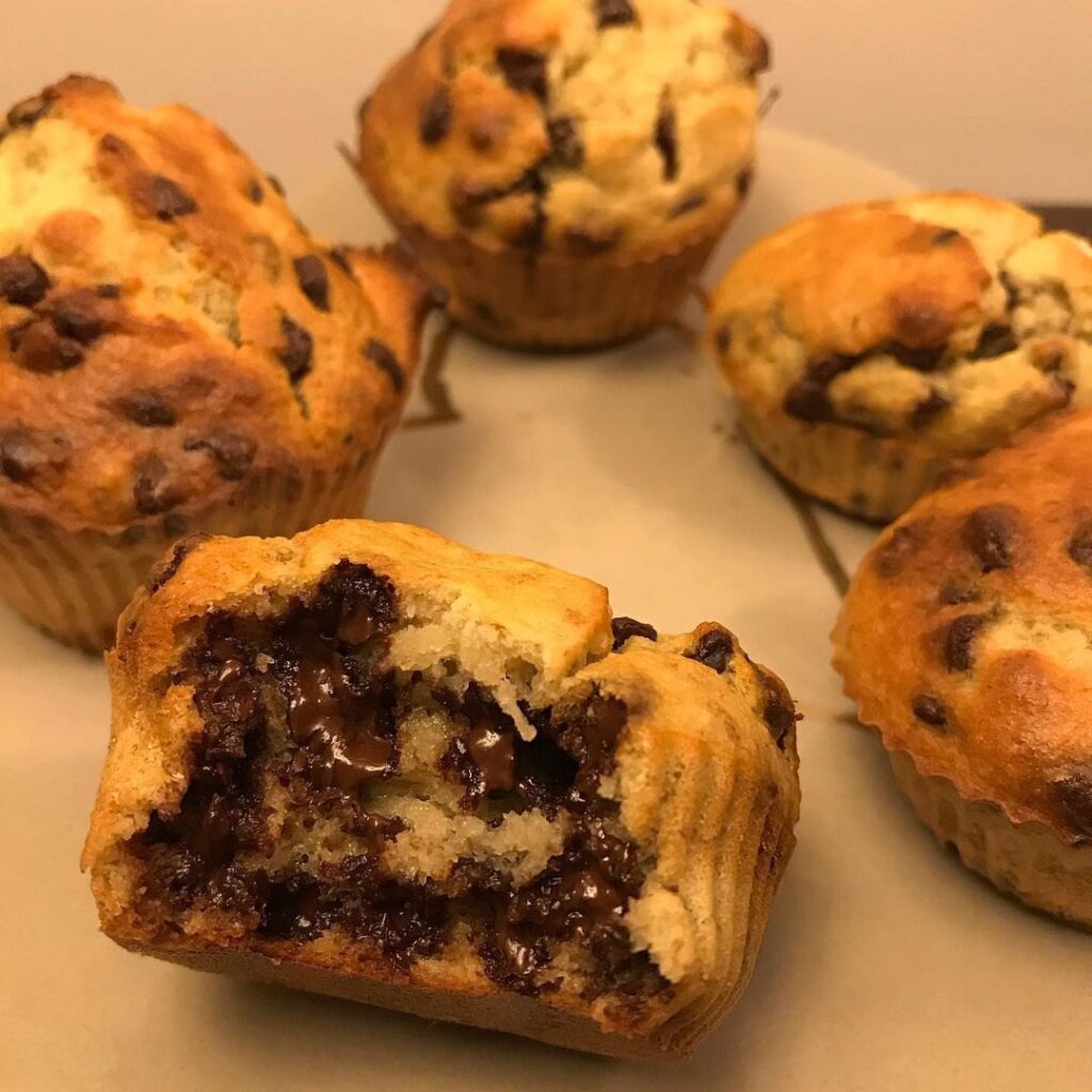 Muffins banane-chocolat