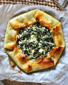 Tarte grecque feta épinards