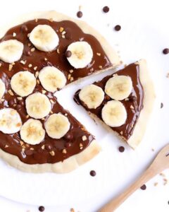 Pizza choco banane
