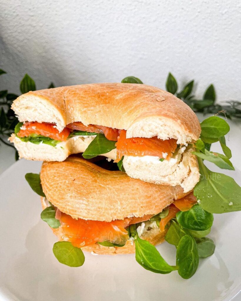 Bagels à truite