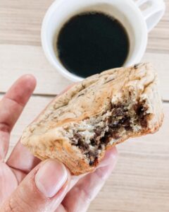 Muffins fondants aux pépites de chocolat