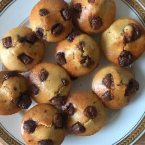 Muffin healthy chocolat-noisette
