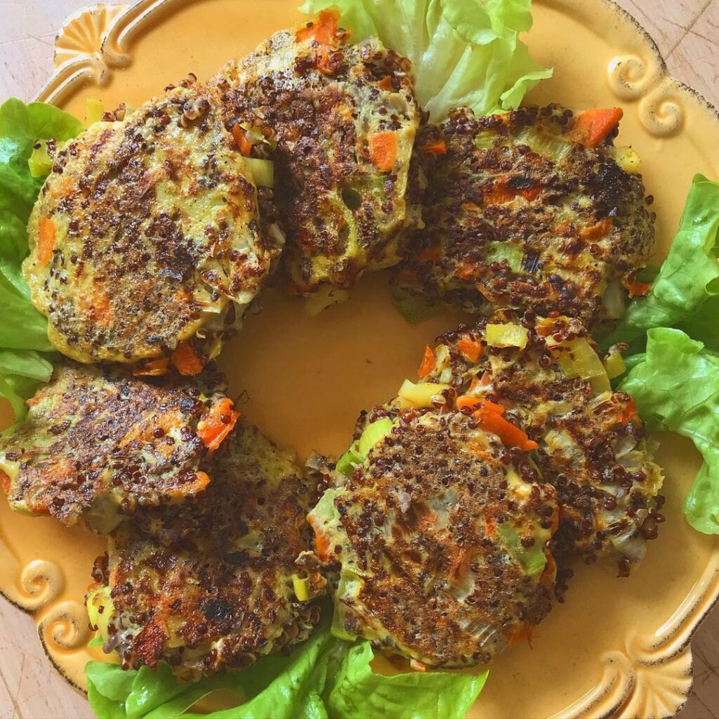 Galettes légères au quinoa