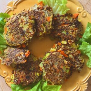 Galettes légères au quinoa