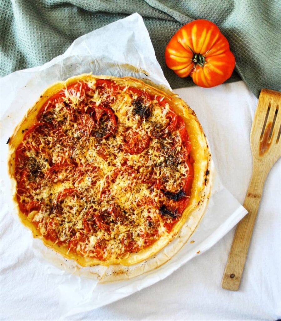 La fameuse tarte tomate moutarde