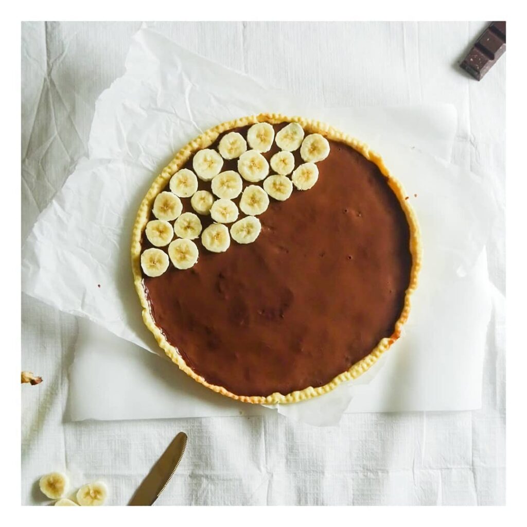Tarte chocolat – bananes