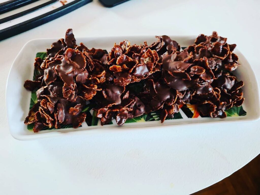 Roses des sables au chocolat maison