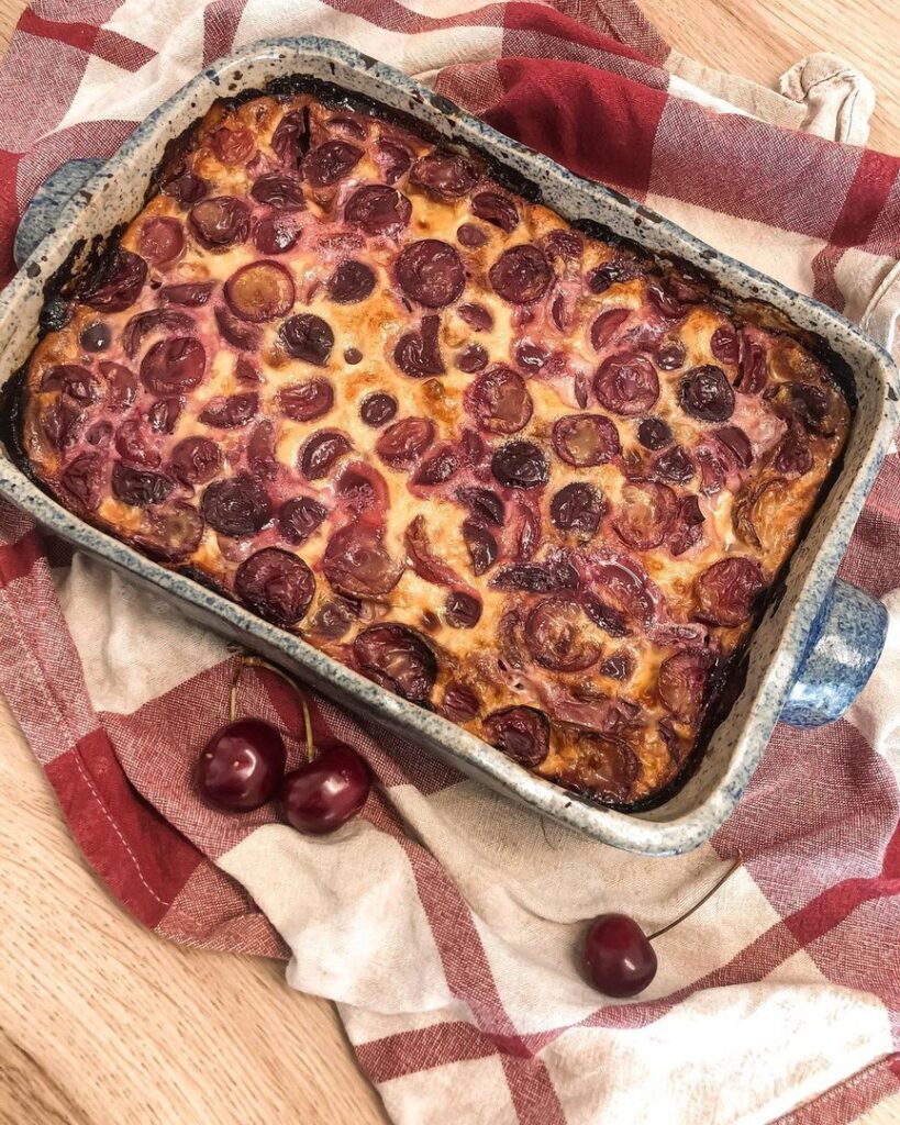 Clafoutis aux cerises maison