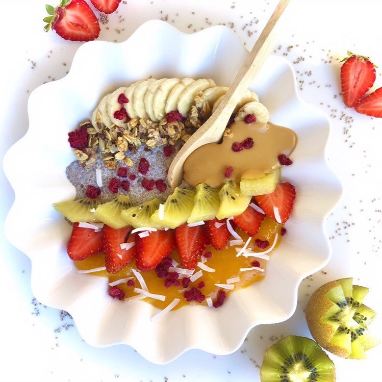 Chia pudding au lait de coco