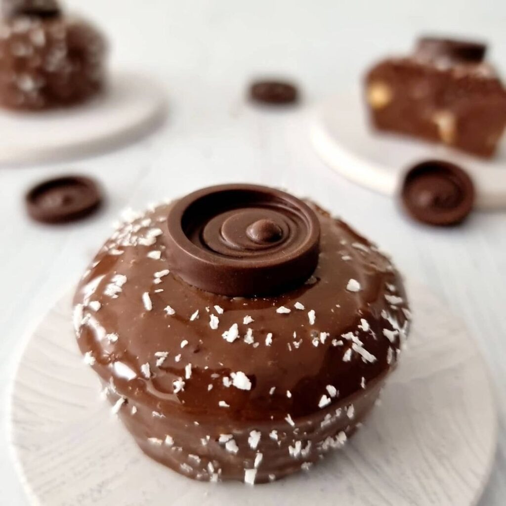 Fondants au chocolat et éclats de cacahuètes sans lactose