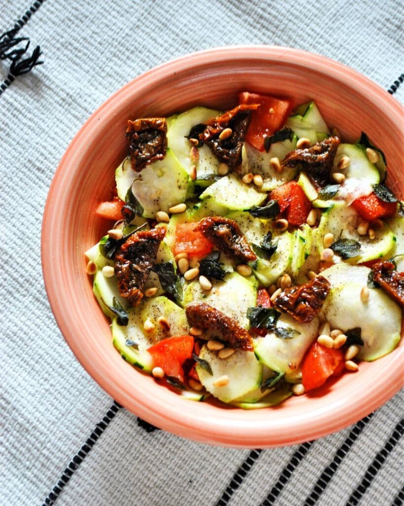 Salade de courgettes à l&rsquo;italienne