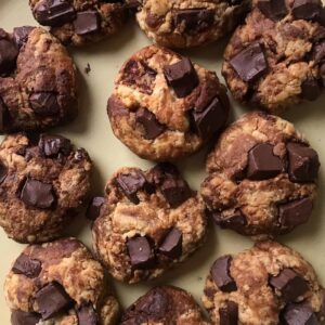 Cookies chocolat et poudre d&rsquo;amandes