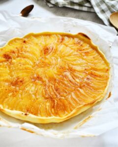 Tarte pomme cannelle vanille