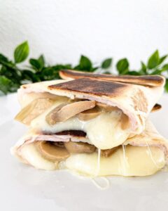 Wraps grillés jambon comté