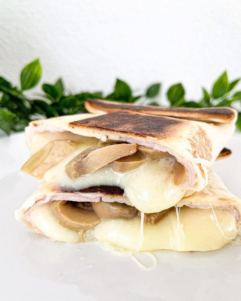 Wraps grillés jambon comté