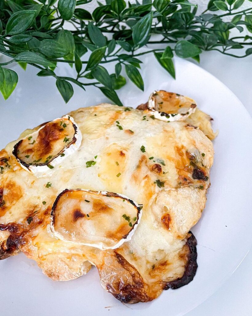 Pizza rapide chèvre miel