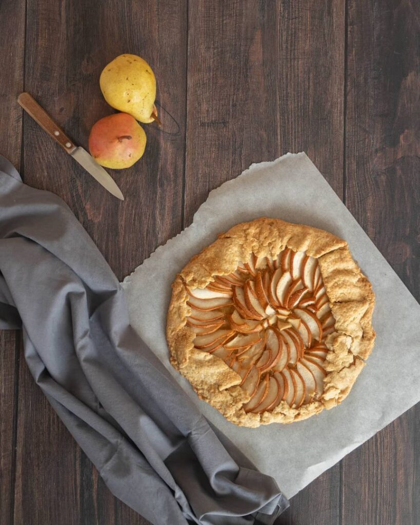 Tarte rustique aux poires