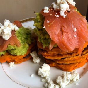 Pancakes healthy à la purée de carottes
