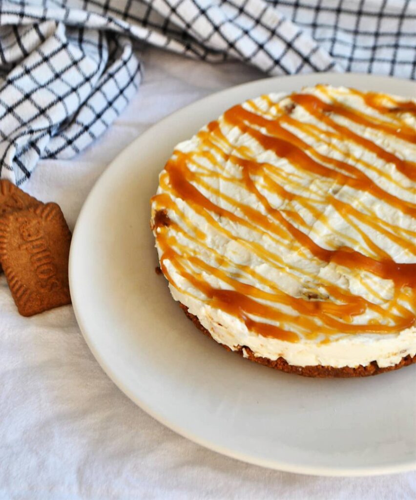 Cheesecake sans cuisson caramel speculoos